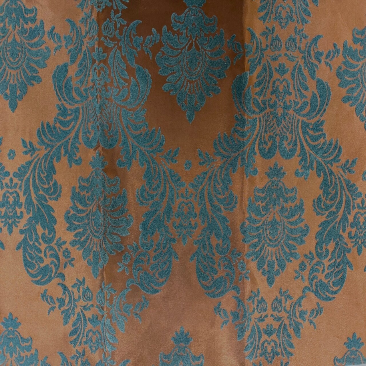 1 Yard Damask Flocked Taffeta Fabric For Drapery Costume Home Decor Crafts 60 Inch Width